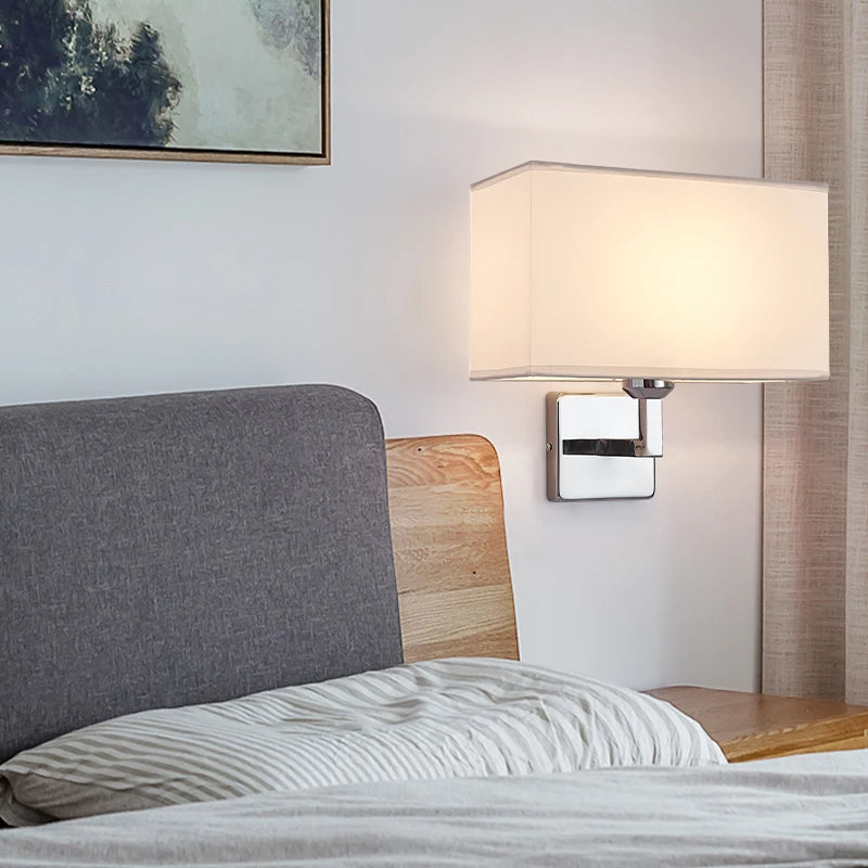 Wall Lamp with Reading Light | E27 Bedside Wall Sconce