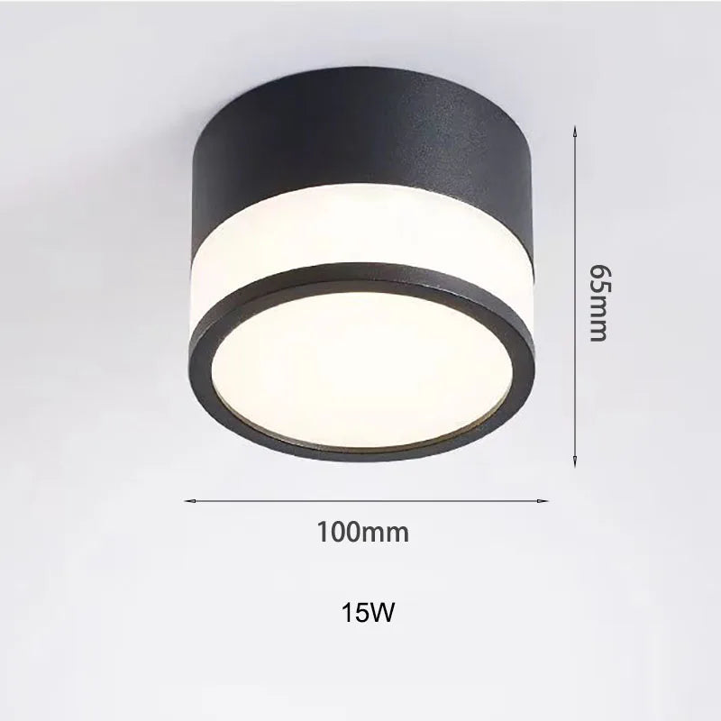 Nordic Surface Mounted LED Downlight | 9W / 15W Ceiling Light
