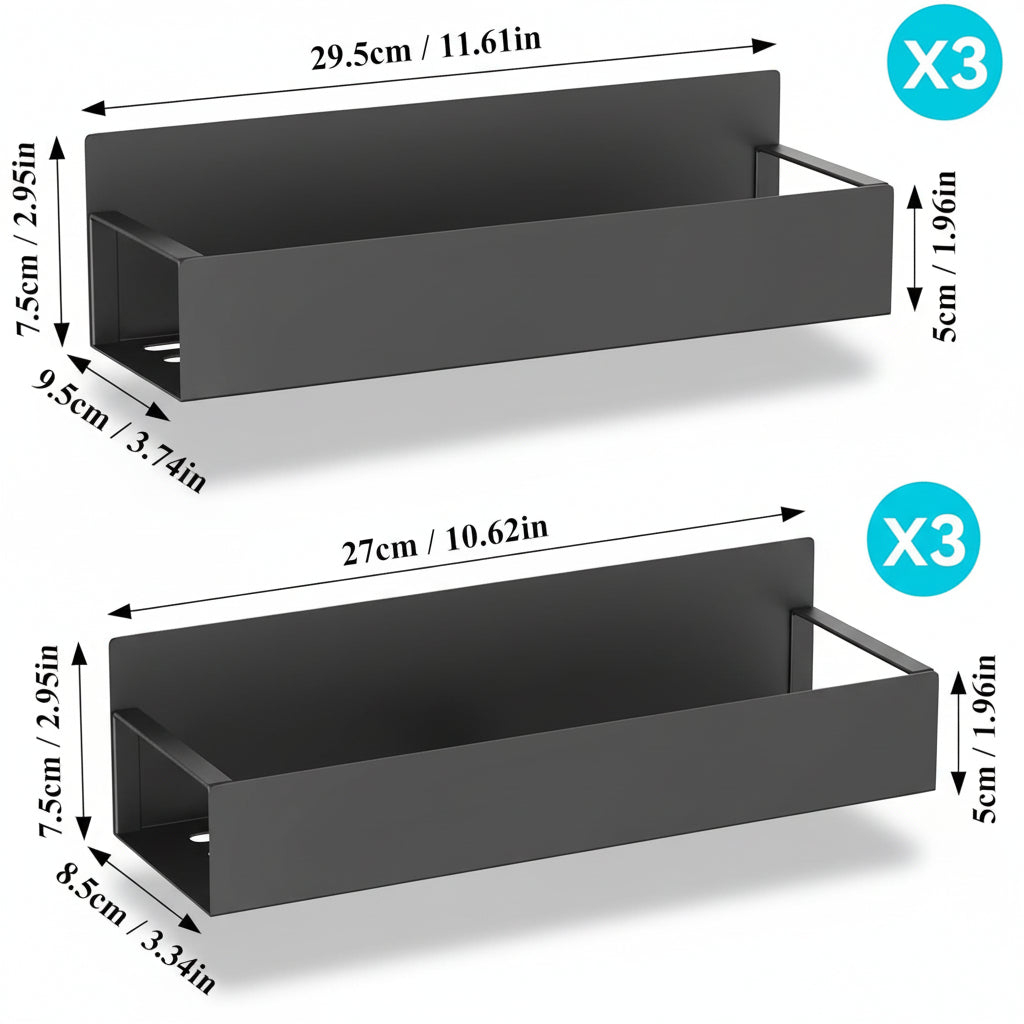 Set di portaspezie magnetico per frigorifero Organizzatore da cucina per conservazione
