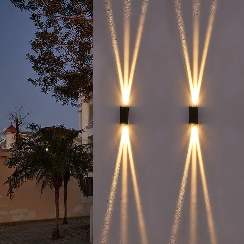 Modern Waterproof LED Outdoor Wall Lamp | Rectangular Sconce Light