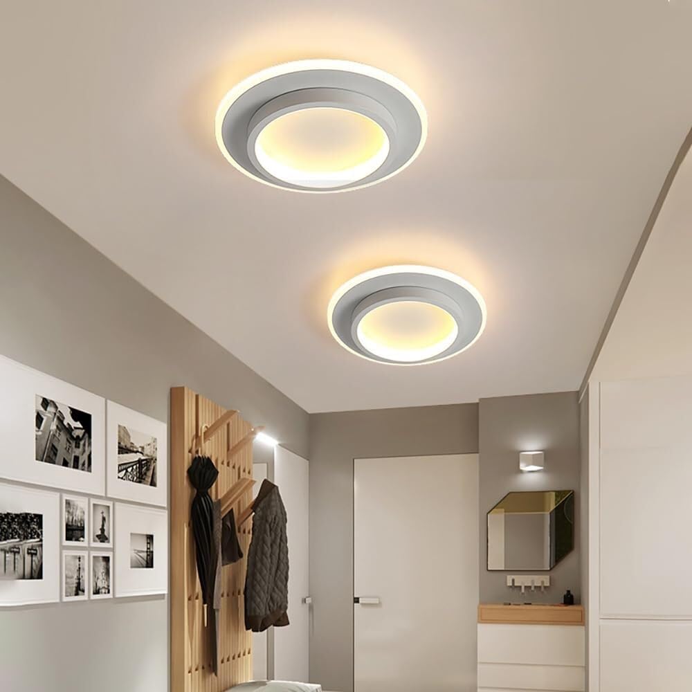 Modern LED Ceiling Light | Art Deco Flush Mount Design
