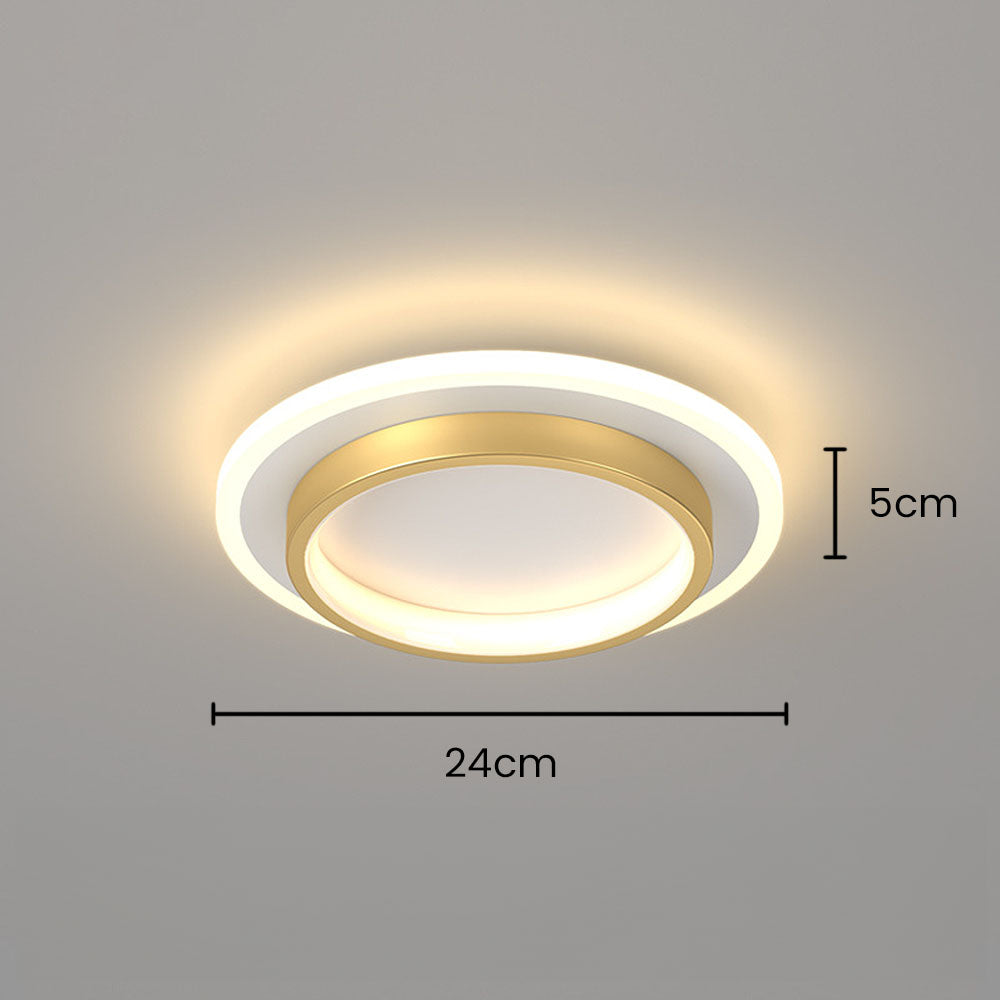 Modern LED Ceiling Light | Art Deco Flush Mount Design