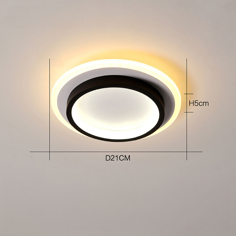 Modern LED Ceiling Light | Art Deco Flush Mount Design