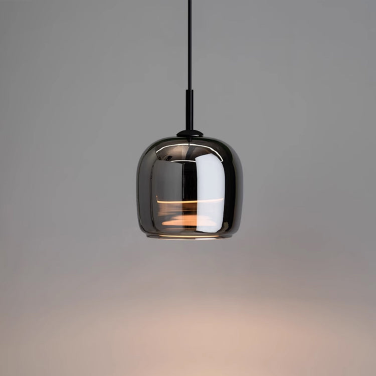 Nordic Black Glass Pendant Light | Modern LED Hanging Lamp