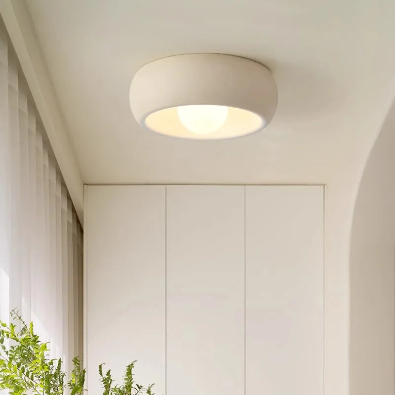 Minimalist Circular Ceiling Lamp | Modern Flush-Mount Light