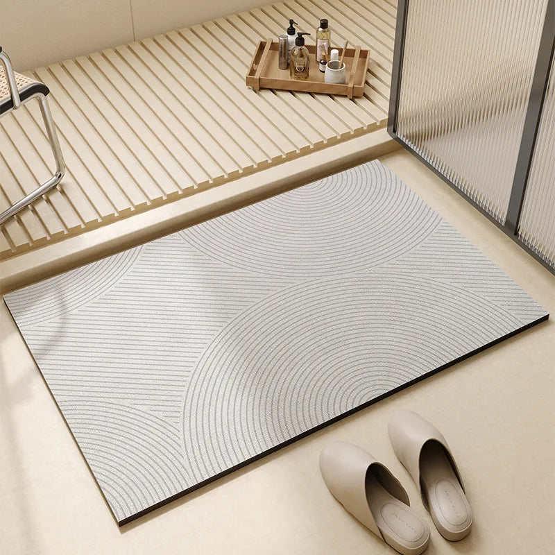 Super Absorbent Bath Mat | Quick-Dry Non-Slip Bathroom Floor Mat