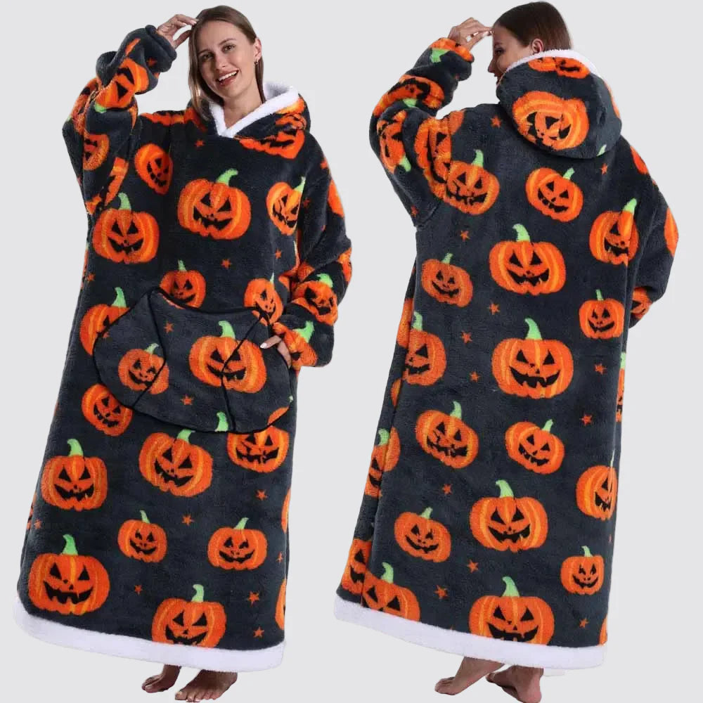Fleece Oversized Hoodie Gezellige Stijlvolle Slaapzak Hoodie - Image 36