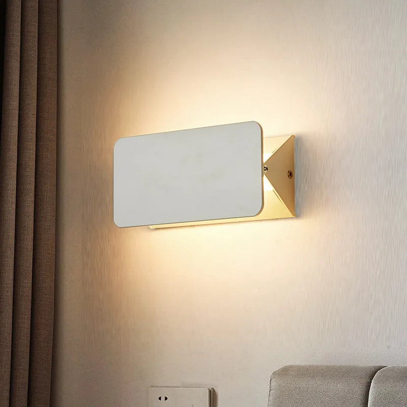 Modern LED Wall Lamp | Minimalist Aluminium Swing Light