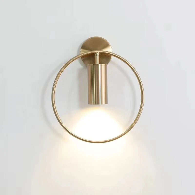 Halo Wall Light | Nordic Gold Minimalist Design