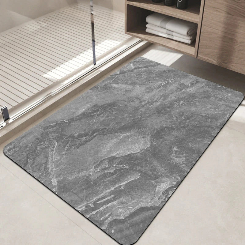Super Absorbent Bathroom Floor Mat | Non-Slip Diatom Mud Mat