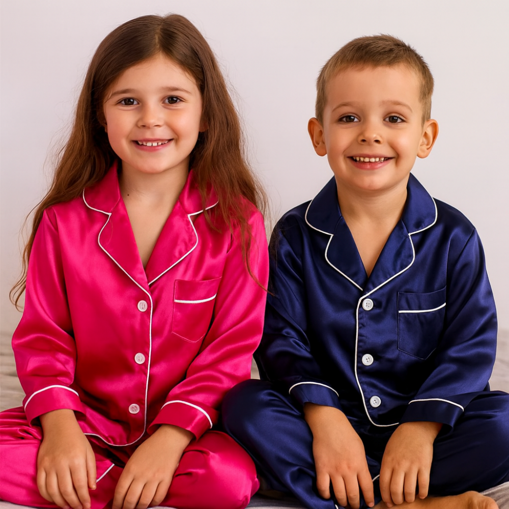 Silk Kids Pajama Set Pure Mulberry Comfort - Image 20