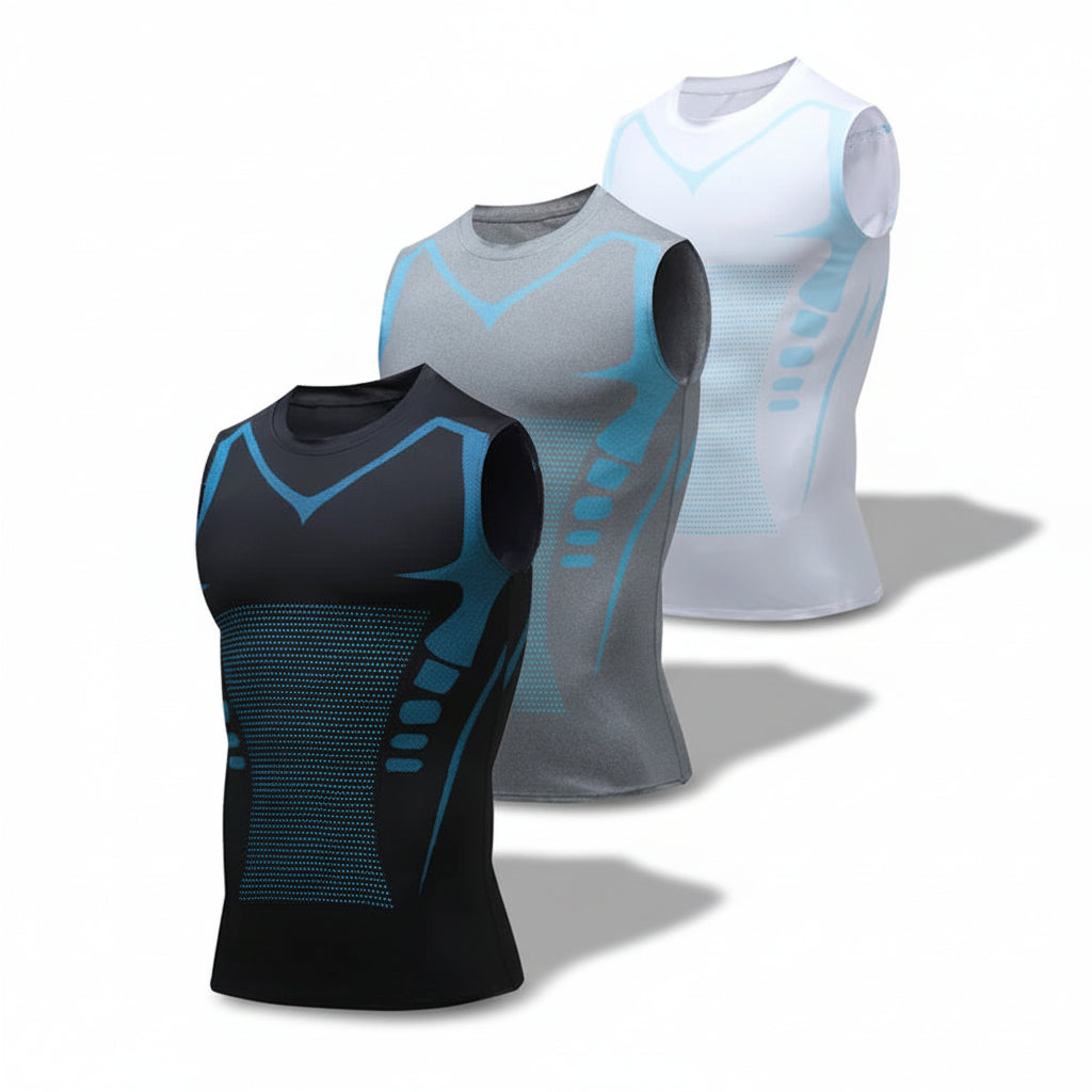 Fitness Tank Top Ionic Shaping Vest Energy Support Posture