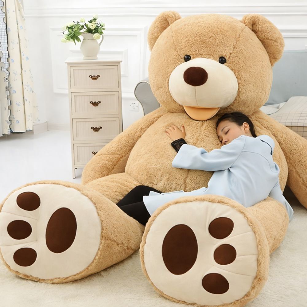 Oso de peluche grande, juguete abrazable, diseño para regalo