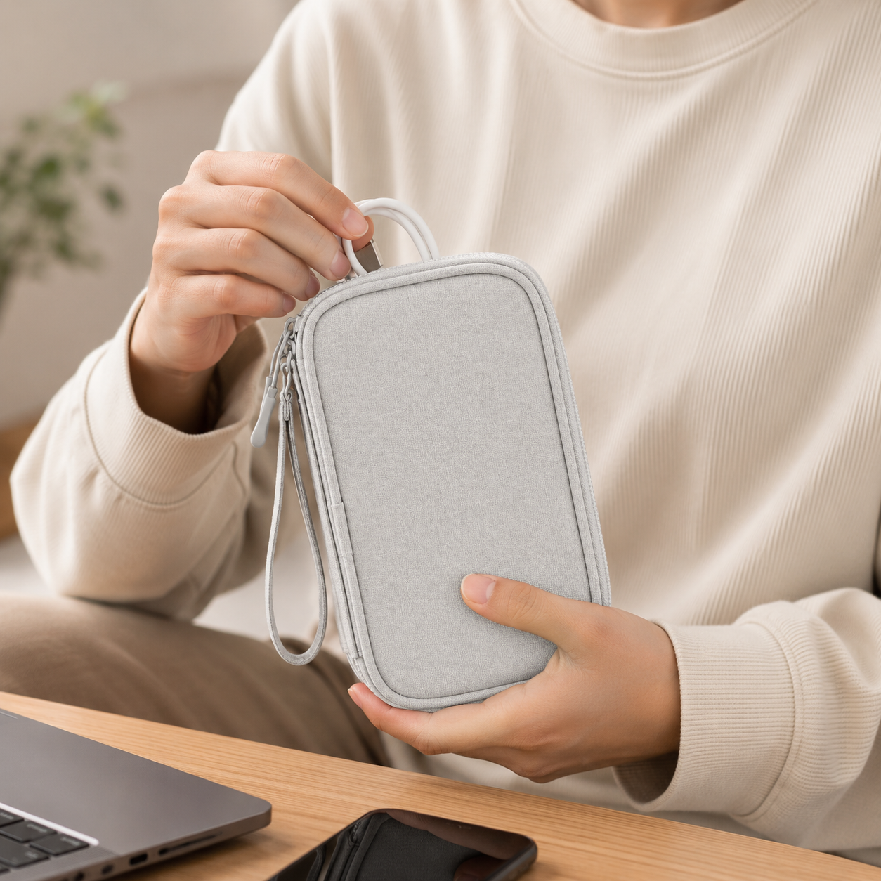 Bolsa organizadora de accesorios de viaje Bolsa de almacenamiento portátil para viajes