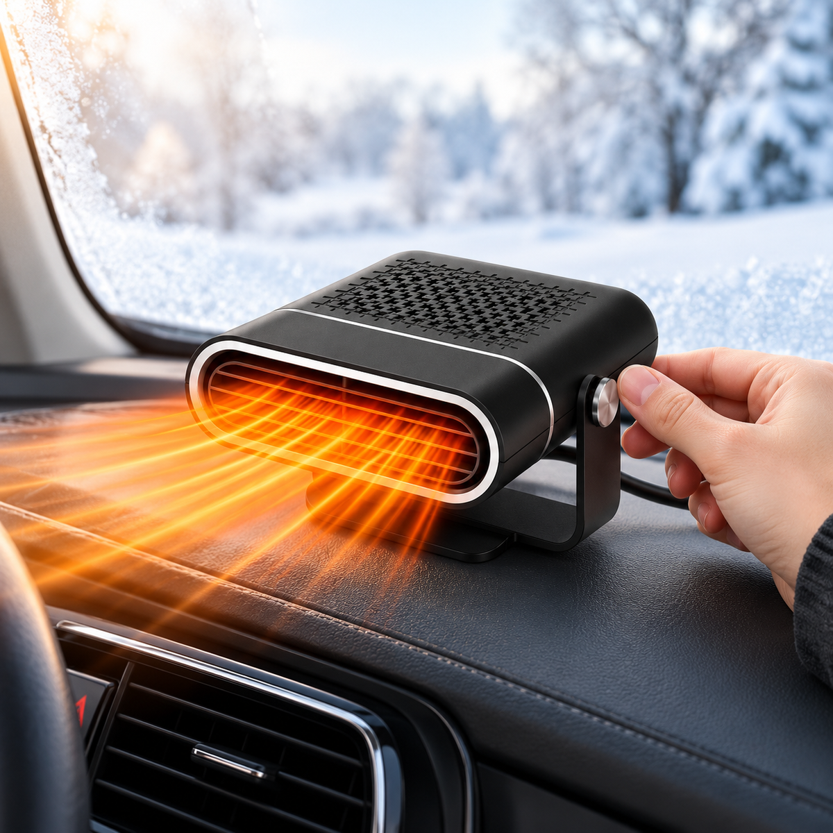USB-Autoheizung, tragbarer Scheibenenteiser, Armaturenbrett, zum Einstecken