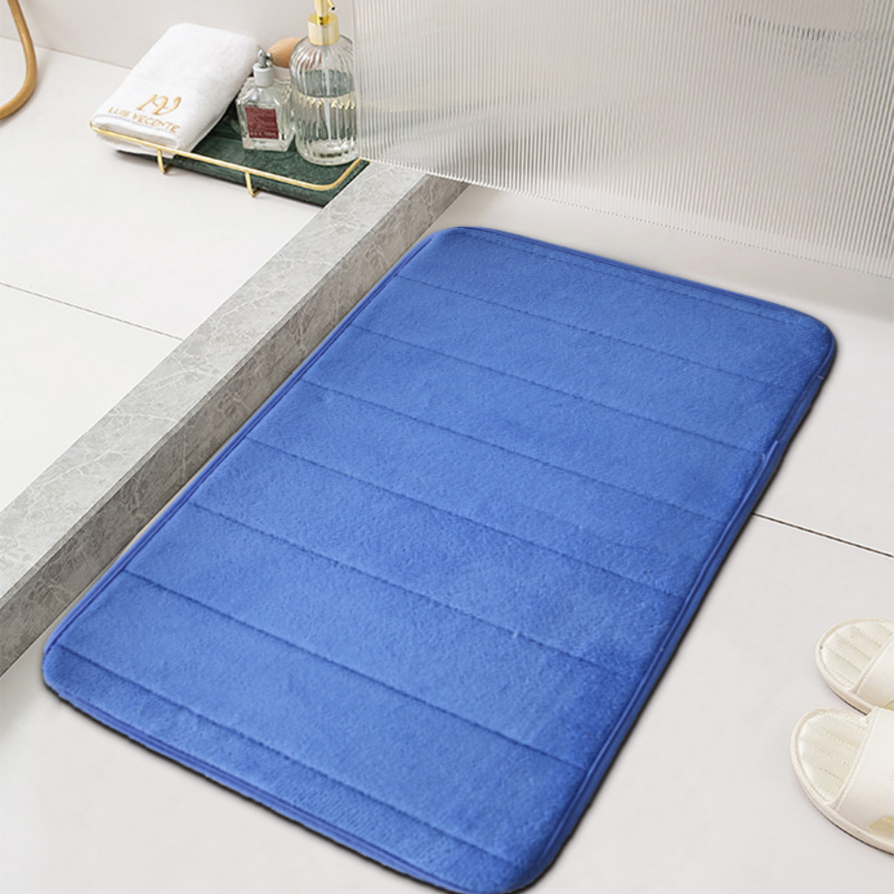 Alfombrilla de baño ultra suave y absorbente | Diseño antideslizante y de secado rápido