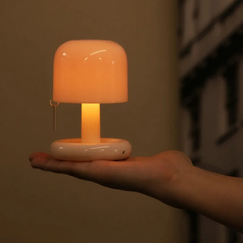 Sunset Glow Mushroom Lamp | Rechargeable Touch Night Light
