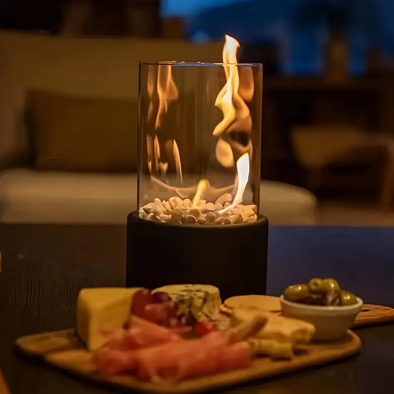 LumiFlame Portable Fireplace | Modern Ambience, Anywhere