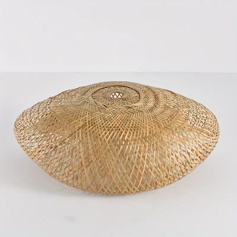 BambooBoho | Handwoven Bohemian Rattan Pendant Lampshade