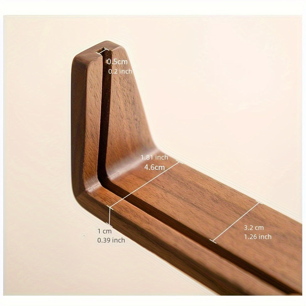 U-Shaped Acrylic & Wood Photo Frame | Modern Minimalist Display