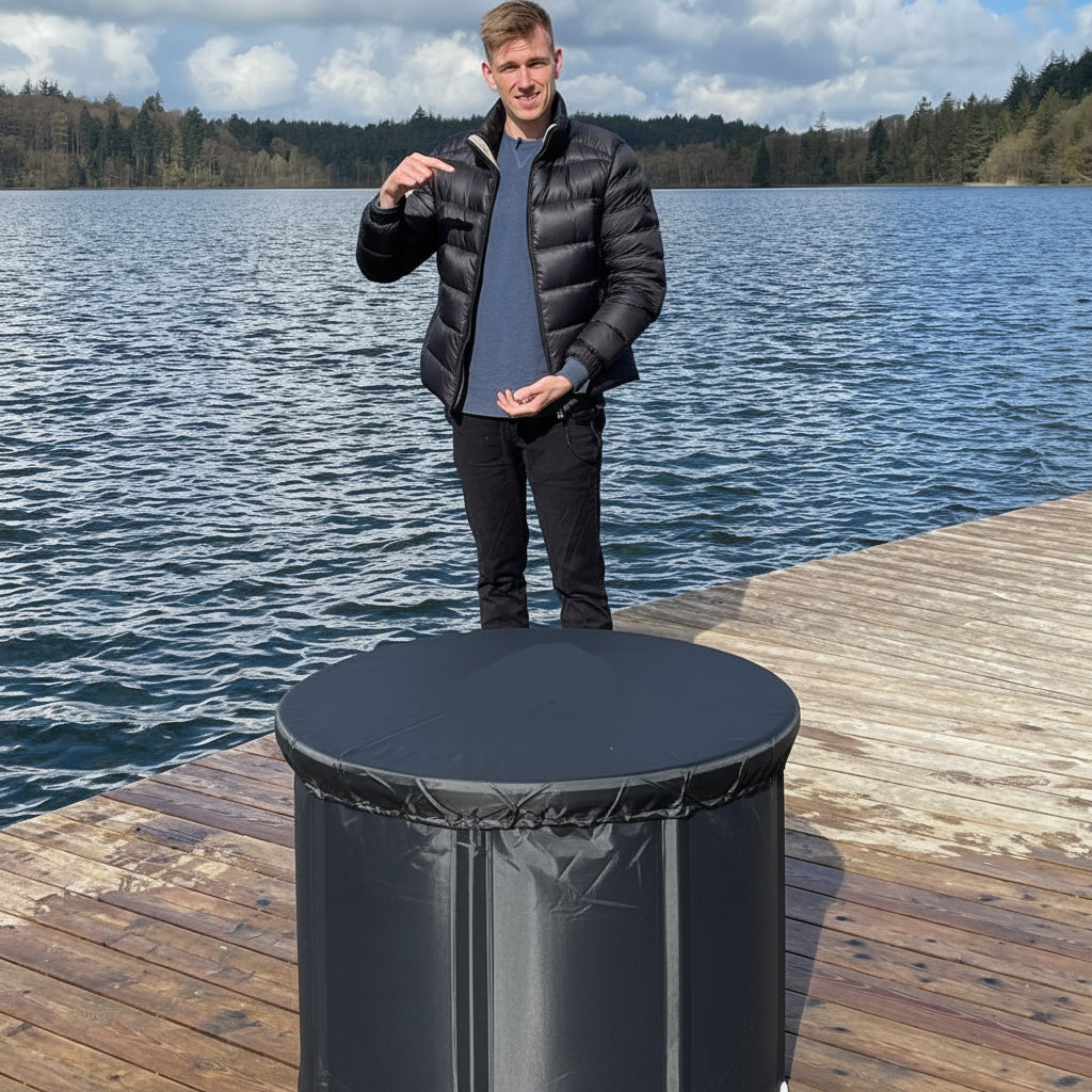 Cooling Portable Ice Bath Foldable Insulated Tub - Image 5