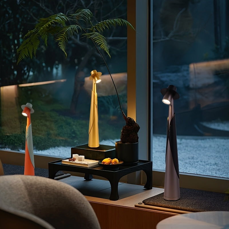 Modern Rechargeable LED Hat Lamp | Creative Touch Desk Light