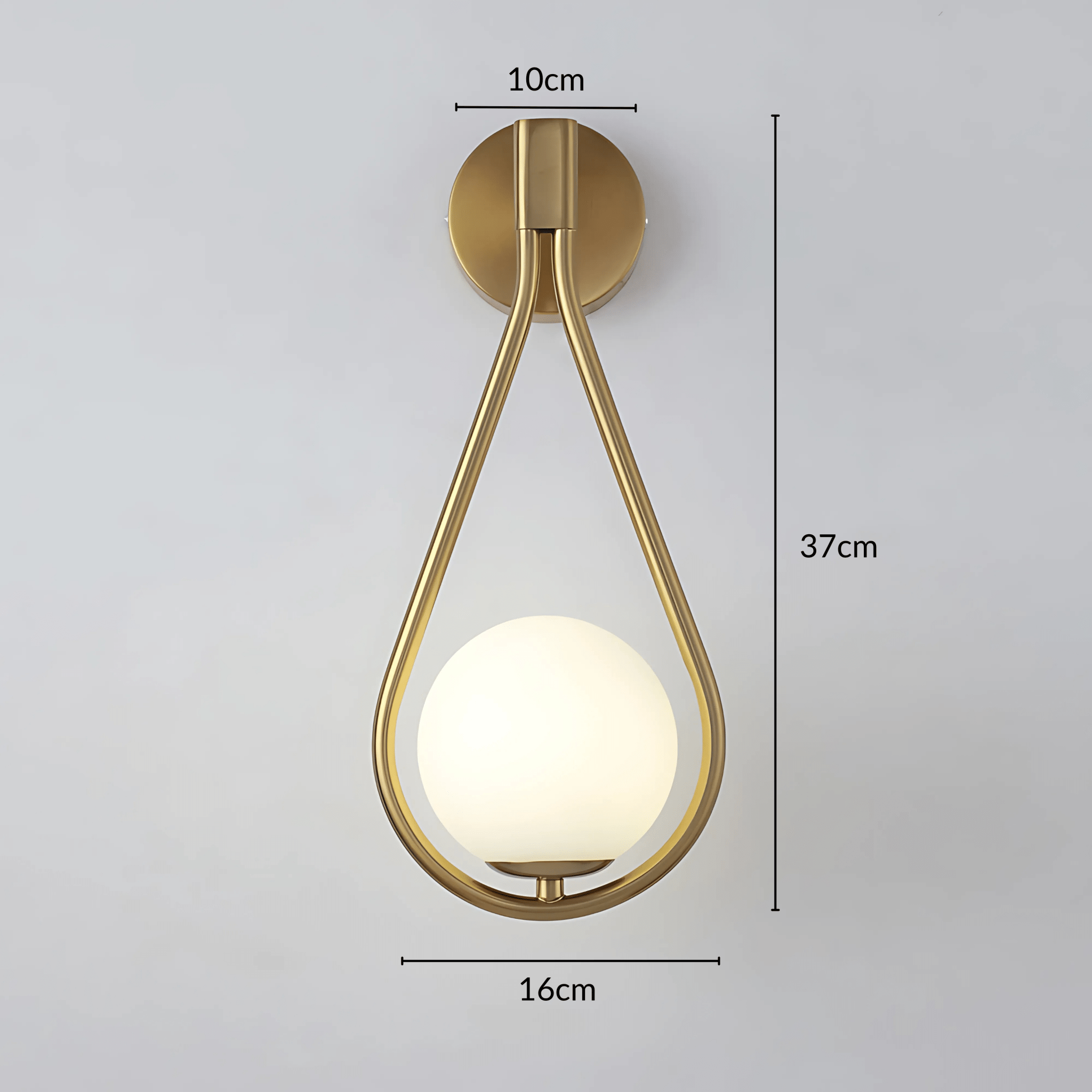 Droplet Wall Light | Modern Teardrop Wall Lamp