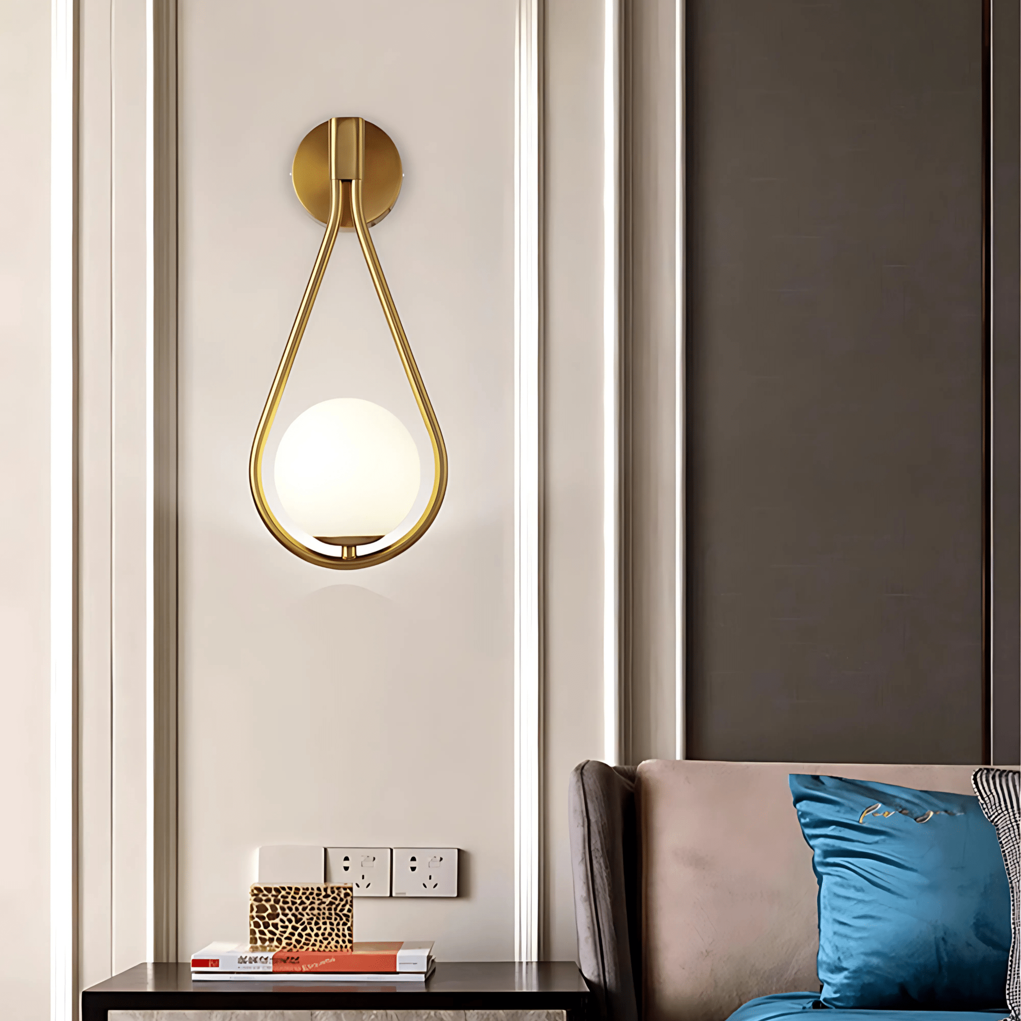 Droplet Wall Light | Modern Teardrop Wall Lamp