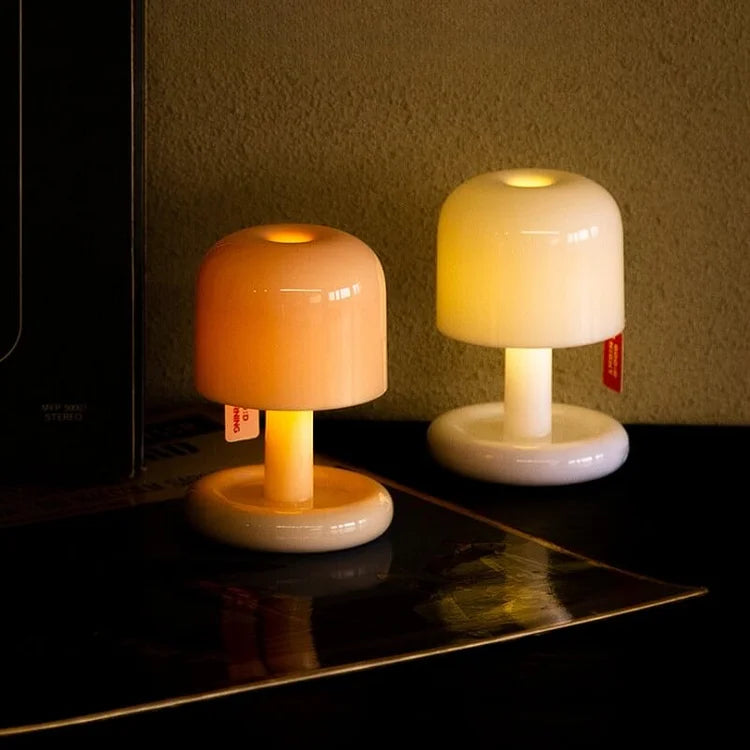 Sunset Glow Mushroom Lamp | Rechargeable Touch Night Light