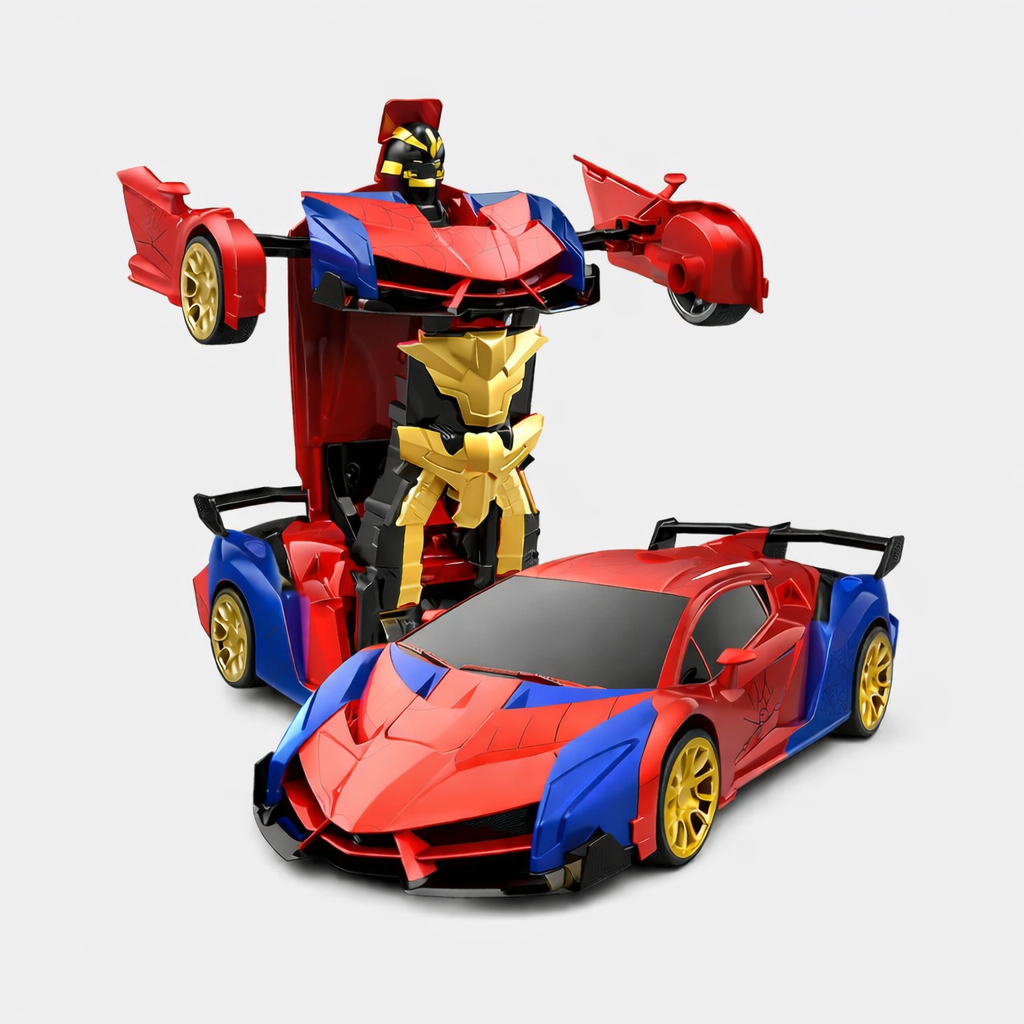 Juguete Robot Transformable con Control Remoto, Luz LED, Juego para Niños