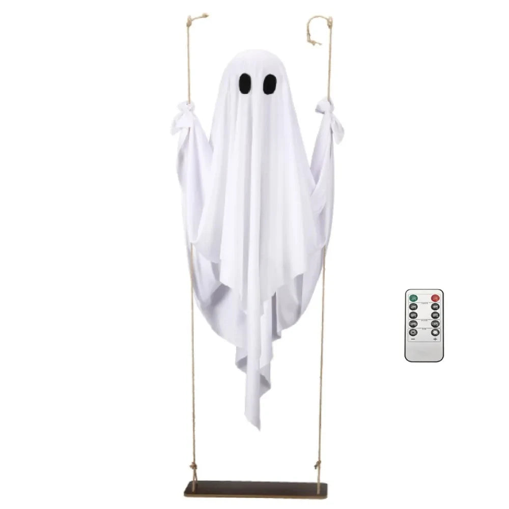 Halloween Decoration Ghost Flying Remote Controlled Swing - Image 7