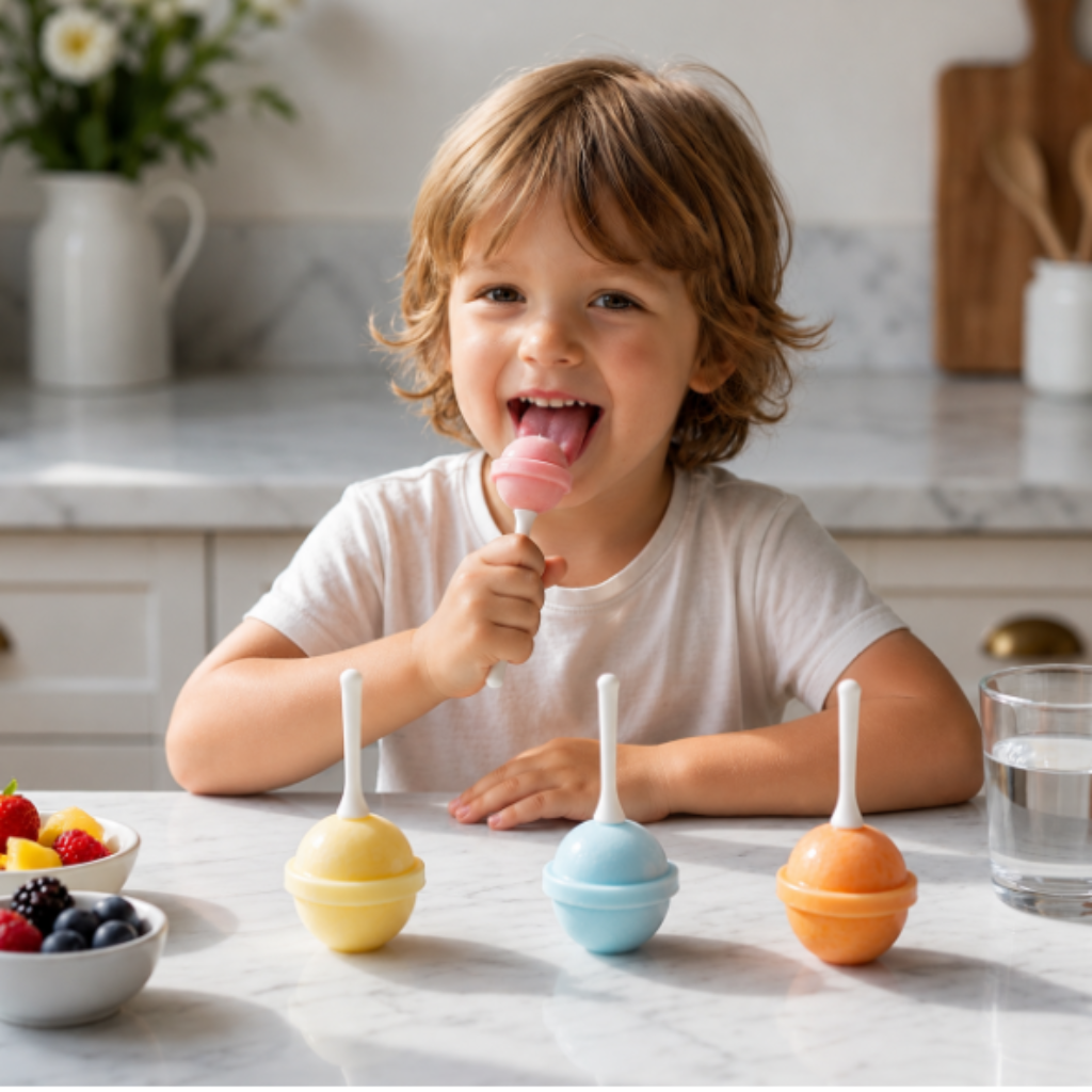 Selbstgemachte Eis am Stiel Formen mit lustigem Design – DecorsDeluxe