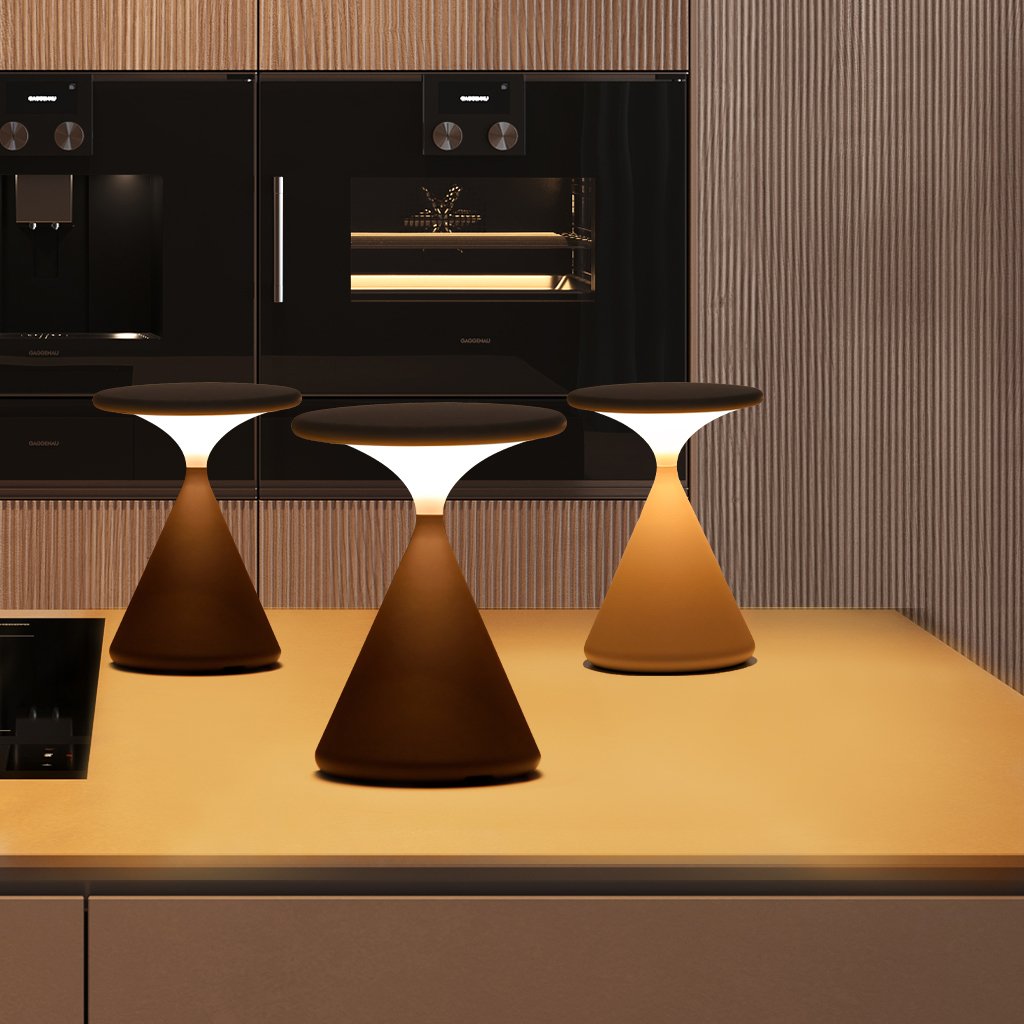 Aurora Wireless Table Lamp | Hourglass Design