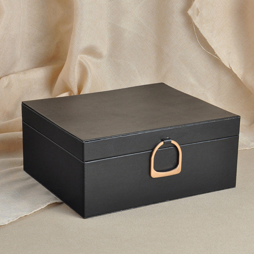 Schmuckkasten Organizer Muttertag 2-lagige Aufbewahrungsbox Tray