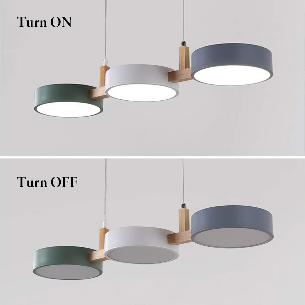 Modern Nordic Macaron Pendant Light | Dining Room & Living Room Chandelier