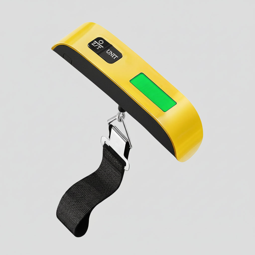 Bilancia Digitale Valigia Portatile Display LCD Cinghia Pesatura Bagagli