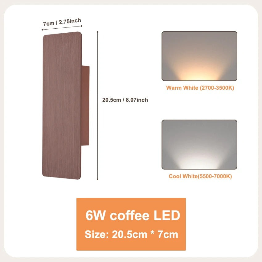 Slimline LED Aluminum Wall Lamp | Modern Up & Down Lighting