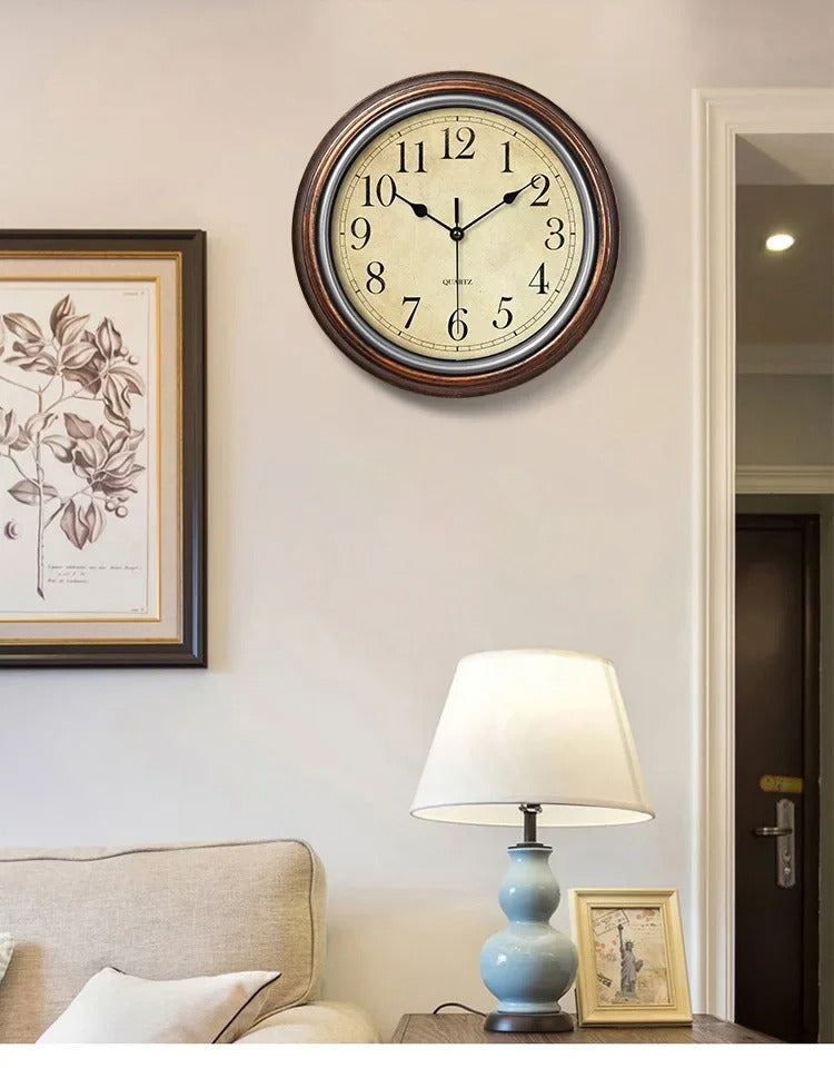 Classic Wooden Wall Clock | Timeless Vintage Elegance