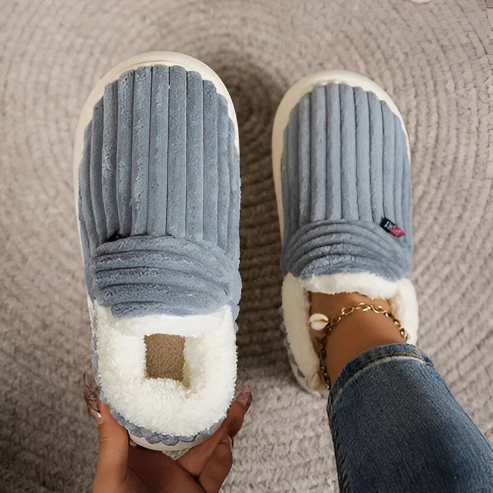 Men's Outdoor Plush Slippers Slip-On | Casual Footwear - Image 11