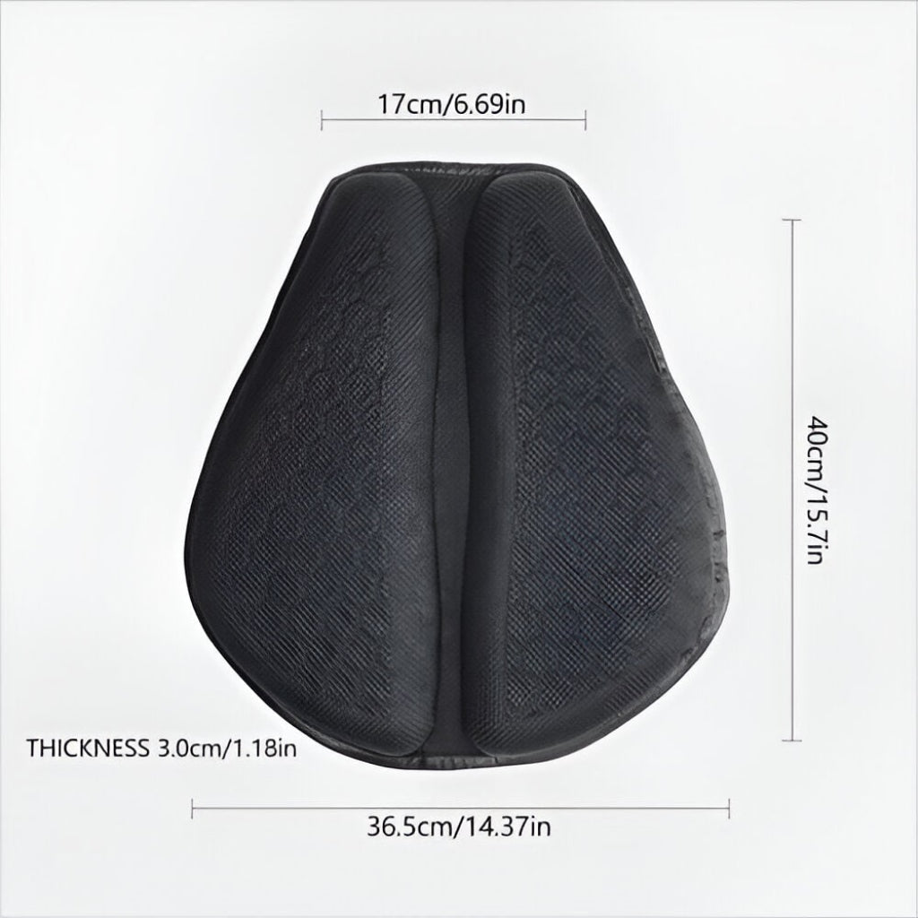 Motorcycle Seat Cushion Honeycomb Design Breathable Comfort - Image 2