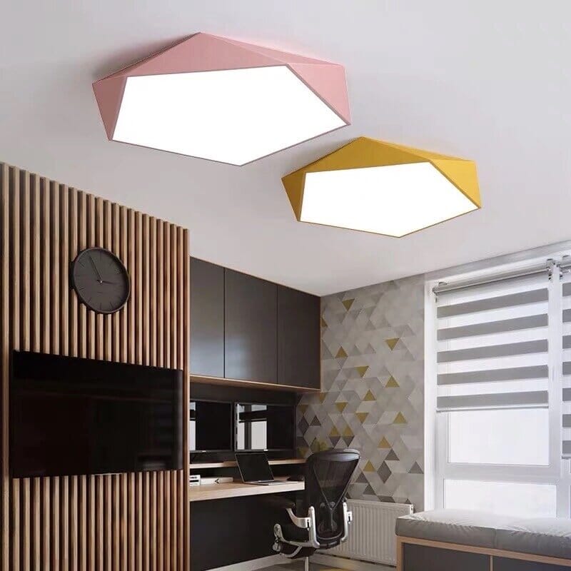 Skydor Ceiling Light | Modern Geometric LED Design