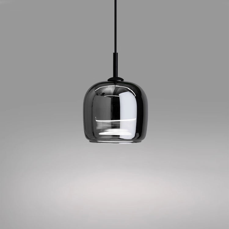 Nordic Black Glass Pendant Light | Modern LED Hanging Lamp