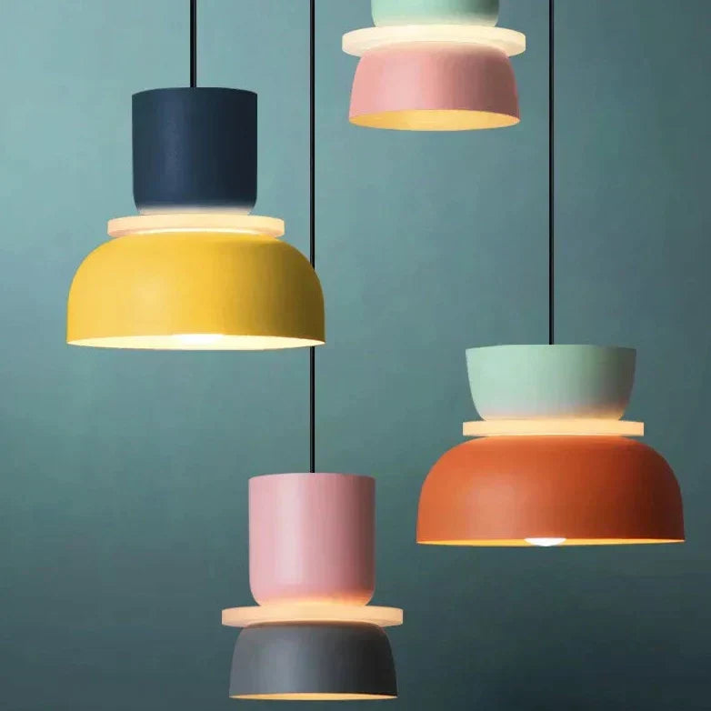 Macaron Pendant Light | Colourful Nordic Ceiling Lamp