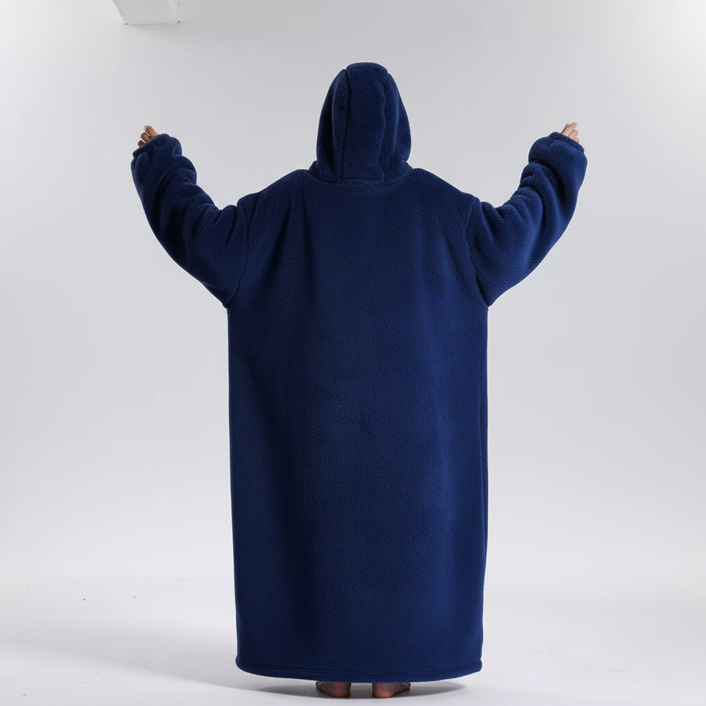 Hoodie Decke Oversize Kuscheldecke Kapuze Weiche Fleecedecke