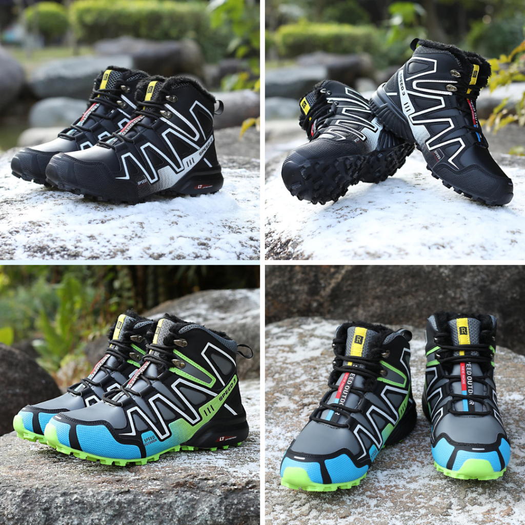 Waterproof Boots Hiking Winter Lace Up Ankle Boots - Image 9