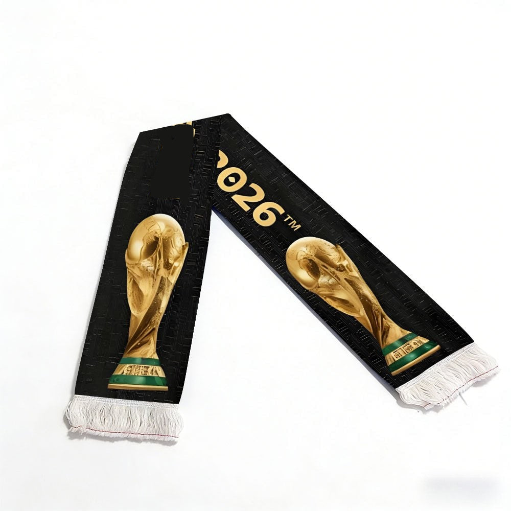 World Cup Soccer Scarf Football Fan Striped Fringe Fan - Image 5