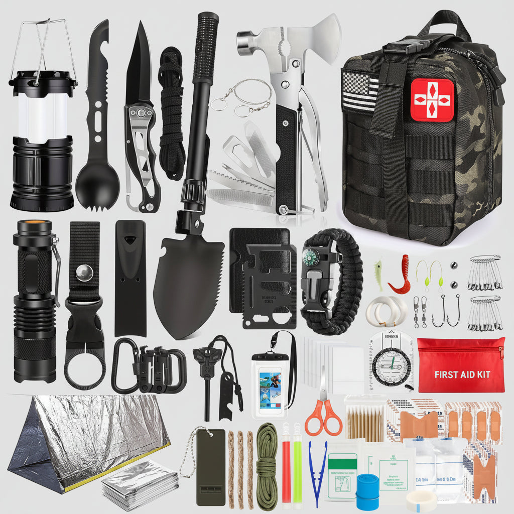 Rucsac Supraviețuire Trusă Urgență Outdoor Prim Ajutor Echipament