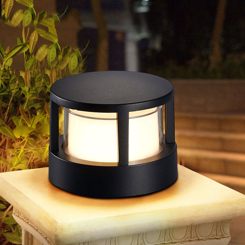 Industrial Waterproof Aluminium Cylinder LED Outdoor Lawn Light