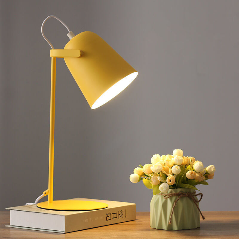 Nordic Metal LED Desk Lamp | Minimalist Reading & Study Light