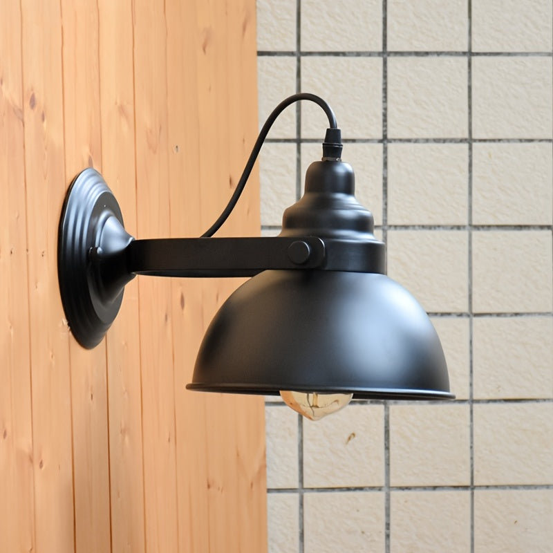 Industrielle Vintage-Wandlampe | Retro Metall-Wandleuchte